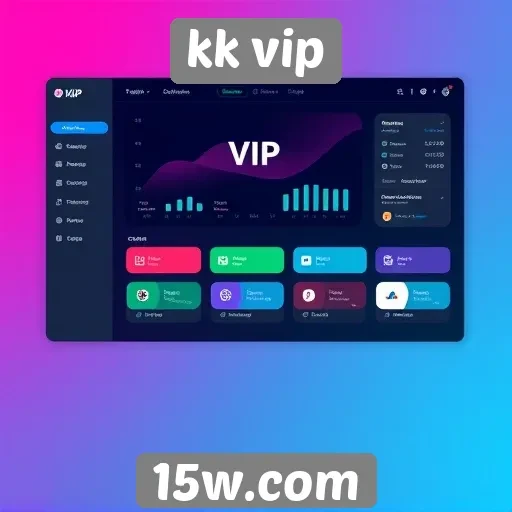 Interface do kk vip é intuitiva e fácil de usar